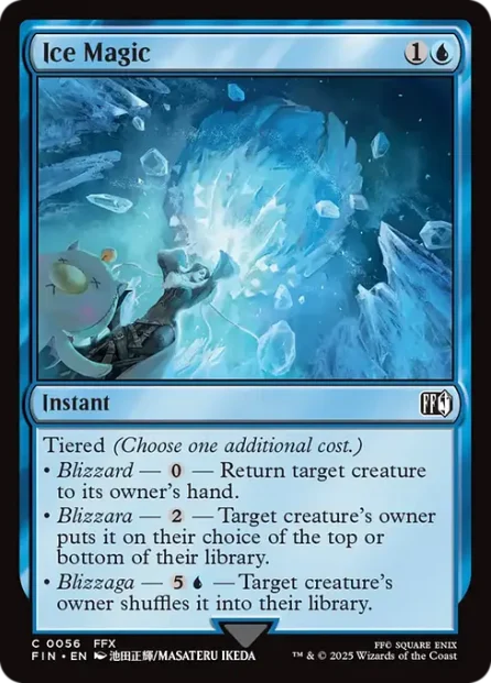 Ice Magic, Final Fantasy — Magic: The Gathering card