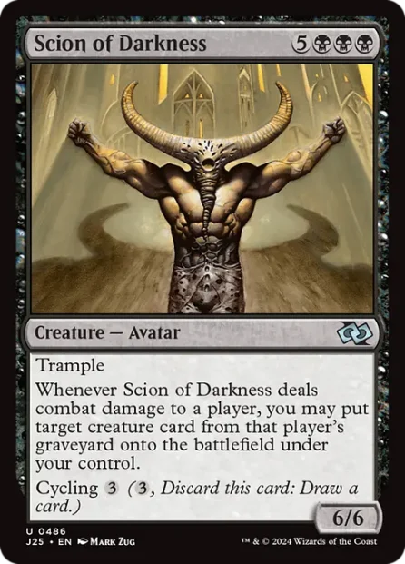 Scion of Darkness, Foundations Jumpstart — Magic: The Gathering card