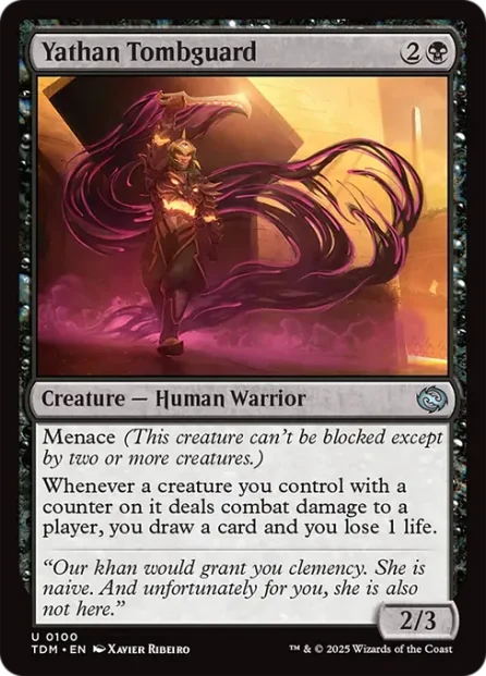 Yathan Tombguard, Tarkir: Dragonstorm — Magic: The Gathering card