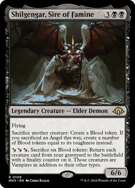 Shilgengar, Sire of Famine, Modern Horizons 3 — Magic: The Gathering card