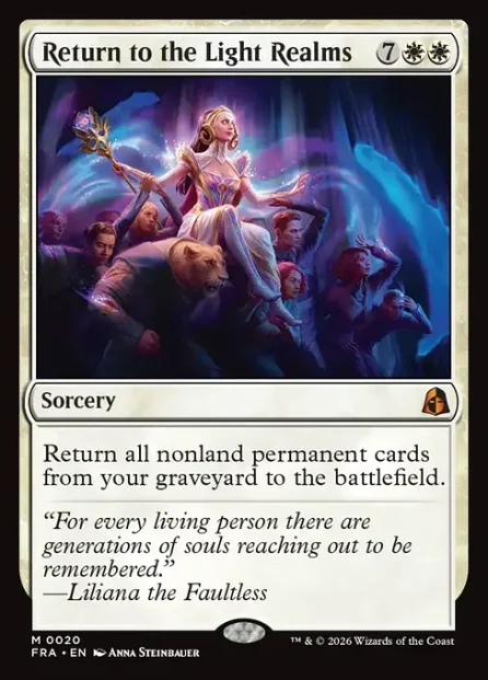 Return to the Light Realms, Reality Fracture — Magic: The Gathering card