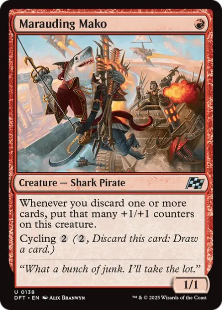 Marauding Mako, Aetherdrift — Magic: The Gathering card