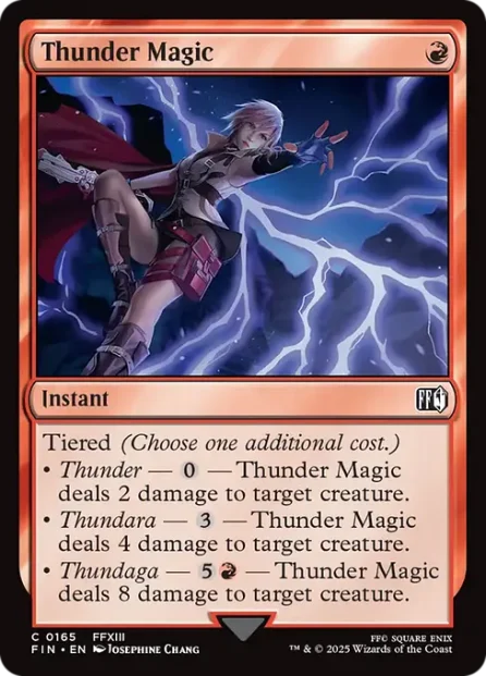 Thunder Magic, Final Fantasy — Magic: The Gathering card