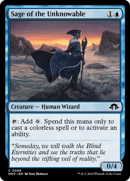 Sage of the Unknowable, Modern Horizons 3 — Magic: The Gathering card