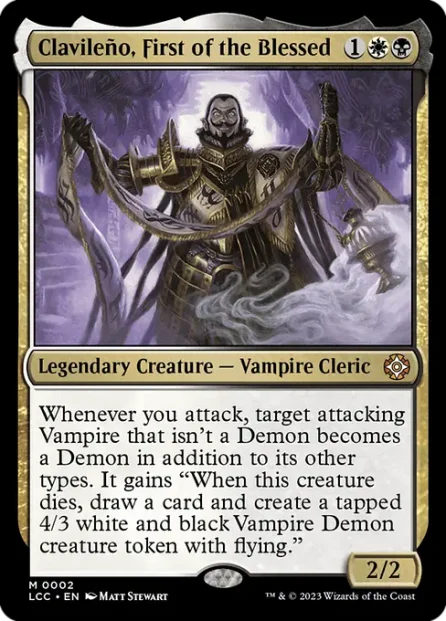 Clavileño, First of the Blessed, The Lost Caverns of Ixalan Commander — Magic: The Gathering card