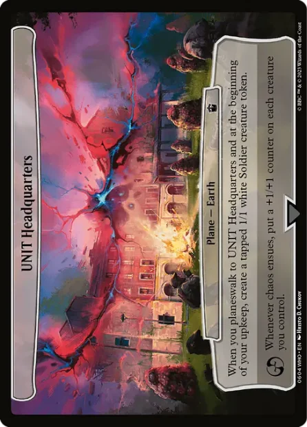 UNIT Headquarters, Doctor Who — Magic: The Gathering card