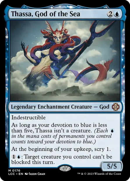 Thassa, God of the Sea, The Lost Caverns of Ixalan Commander — Magic: The Gathering card