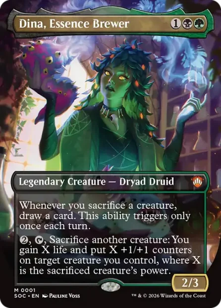 Dina, Essence Brewer, Secrets of Strixhaven Commander — Magic: The Gathering card