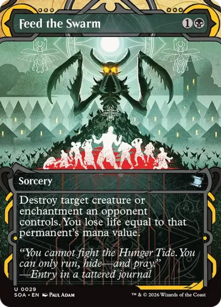 Feed the Swarm, Secrets of Strixhaven Mystical Archive — Magic: The Gathering card