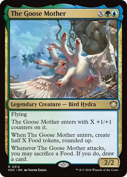 The Goose Mother, Secrets of Strixhaven Commander — Magic: The Gathering card