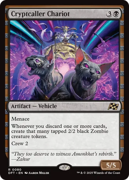 Cryptcaller Chariot, Aetherdrift — Magic: The Gathering card