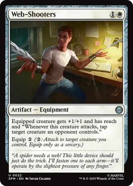Web-Shooters, Marvel's Spider-Man — Magic: The Gathering card