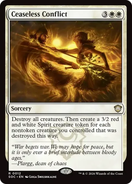 Ceaseless Conflict, Secrets of Strixhaven Commander — Magic: The Gathering card