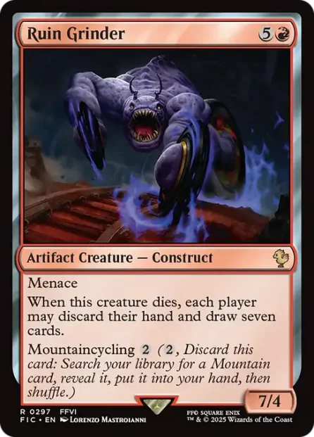 Ruin Grinder, Final Fantasy Commander — Magic: The Gathering card