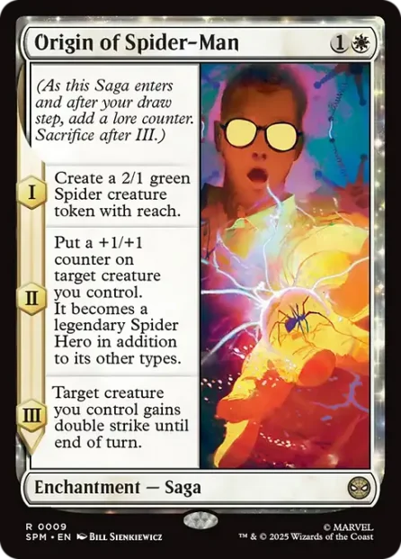 Origin of Spider-Man, Marvel's Spider-Man — Magic: The Gathering card