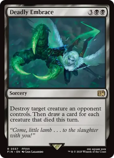 Deadly Embrace, Final Fantasy — Magic: The Gathering card
