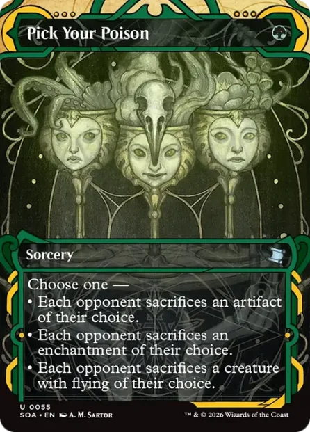Pick Your Poison, Secrets of Strixhaven Mystical Archive — Magic: The Gathering card