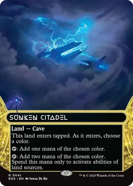 Sunken Citadel, Edge of Eternities: Stellar Sights — Magic: The Gathering card