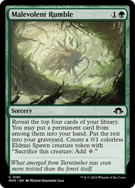 Malevolent Rumble, Modern Horizons 3 — Magic: The Gathering card