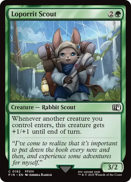 Loporrit Scout, Final Fantasy — Magic: The Gathering card