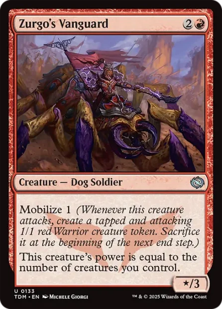 Zurgo's Vanguard, Tarkir: Dragonstorm — Magic: The Gathering card