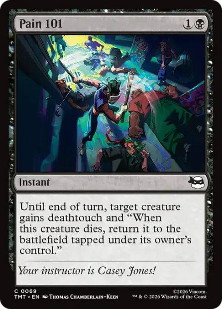 Pain 101, Teenage Mutant Ninja Turtles — Magic: The Gathering card