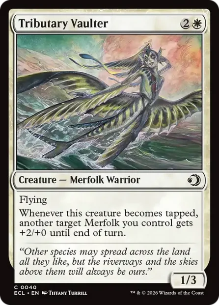 Tributary Vaulter, Lorwyn Eclipsed — Magic: The Gathering card
