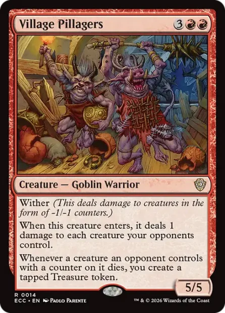 Village Pillagers, Lorwyn Eclipsed Commander — Magic: The Gathering card