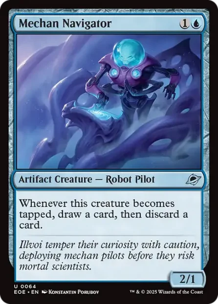 Mechan Navigator, Edge of Eternities — Magic: The Gathering card