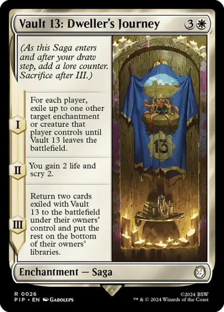 Vault 13: Dweller's Journey, Fallout — Magic: The Gathering card
