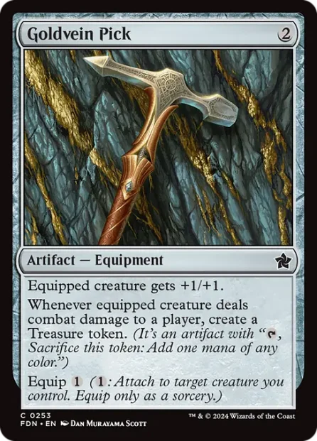 Goldvein Pick, Foundations — Magic: The Gathering card