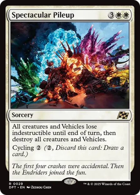 Spectacular Pileup, Aetherdrift — Magic: The Gathering card