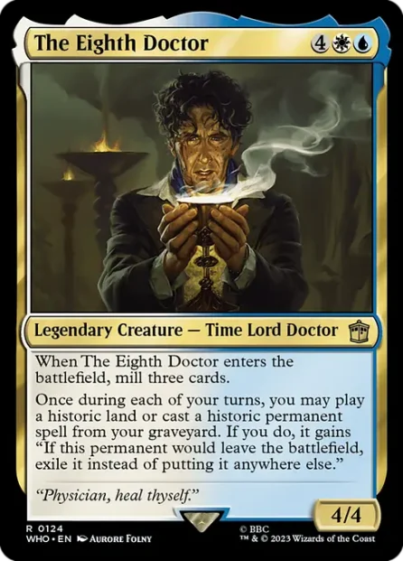 The Eighth Doctor, Doctor Who — Magic: The Gathering card