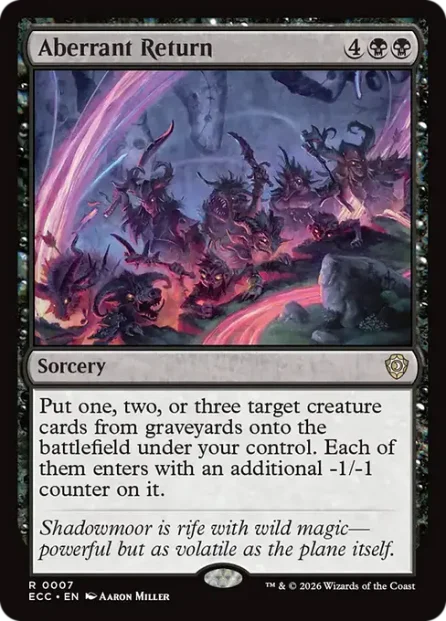 Aberrant Return, Lorwyn Eclipsed Commander — Magic: The Gathering card