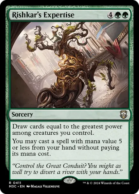 Rishkar's Expertise, Modern Horizons 3 Commander — Magic: The Gathering card