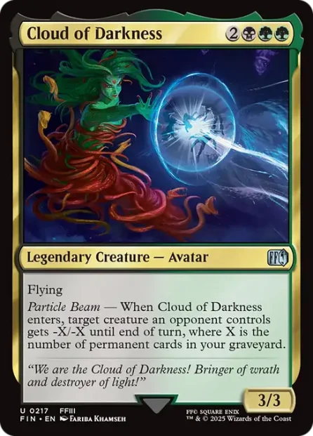Cloud of Darkness, Final Fantasy — Magic: The Gathering card