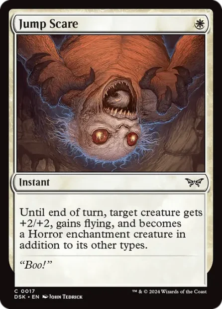 Jump Scare, Duskmourn: House of Horror — Magic: The Gathering card