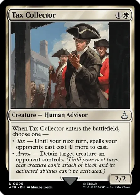 Tax Collector, Assassin's Creed — Magic: The Gathering card