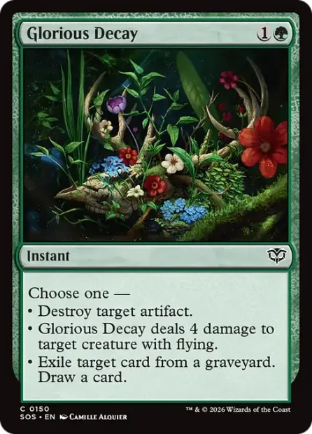 Glorious Decay, Secrets of Strixhaven — Magic: The Gathering card