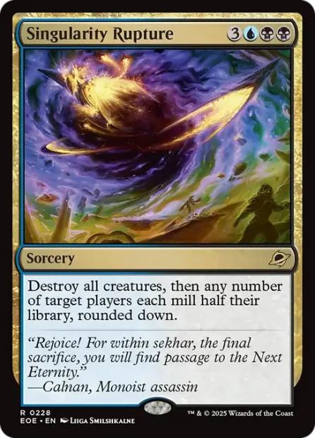 Singularity Rupture, Edge of Eternities — Magic: The Gathering card