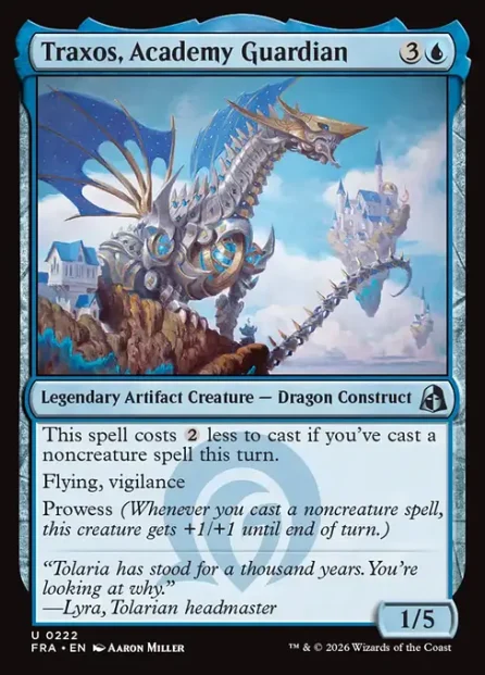 Traxos, Academy Guardian, Reality Fracture — Magic: The Gathering card