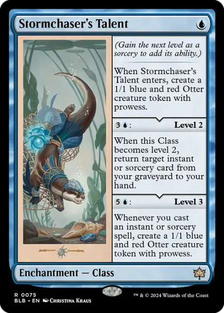 Stormchaser's Talent, Bloomburrow — Magic: The Gathering card