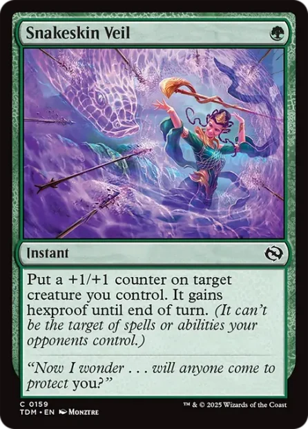 Snakeskin Veil, Tarkir: Dragonstorm — Magic: The Gathering card
