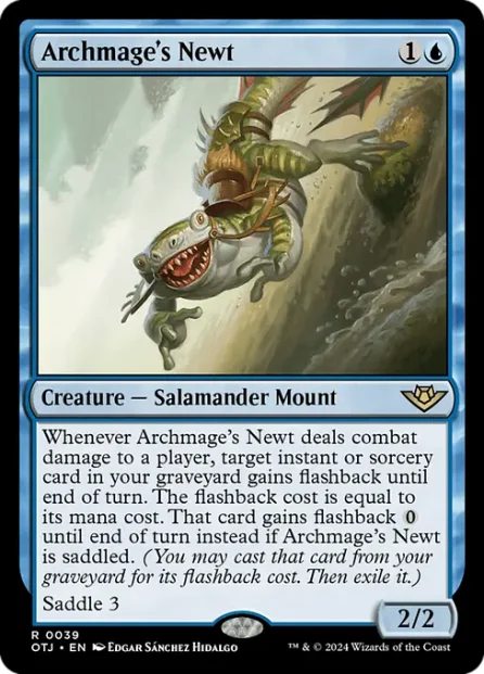 Archmage's Newt, Outlaws of Thunder Junction — Magic: The Gathering card