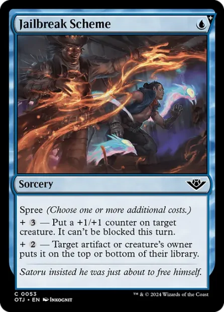 Jailbreak Scheme, Outlaws of Thunder Junction — Magic: The Gathering card