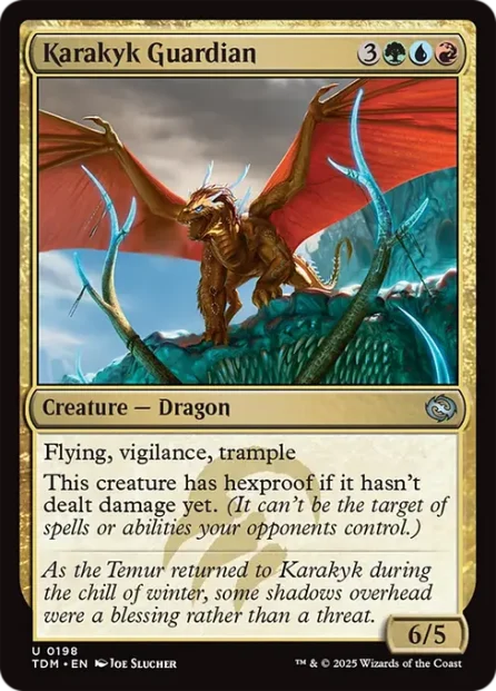 Karakyk Guardian, Tarkir: Dragonstorm — Magic: The Gathering card