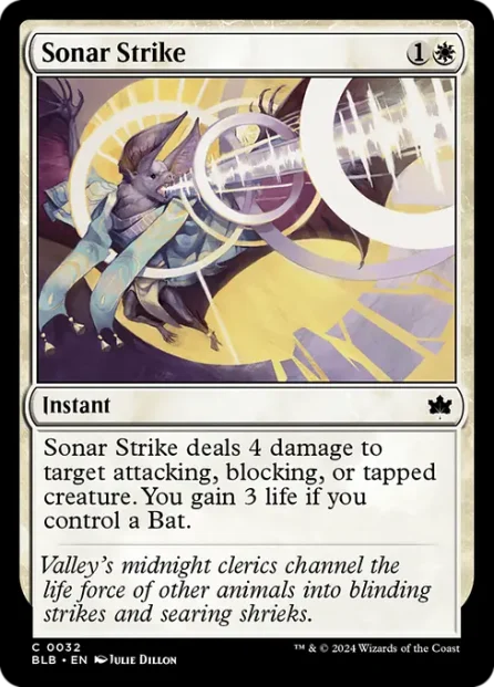 Sonar Strike, Bloomburrow — Magic: The Gathering card