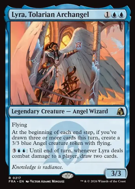 Lyra, Tolarian Archangel, Reality Fracture — Magic: The Gathering card
