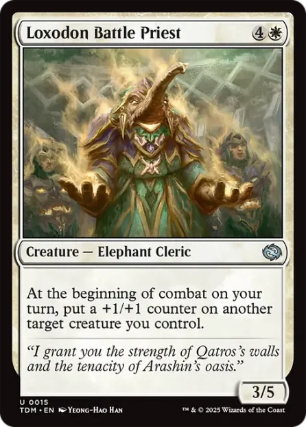 Loxodon Battle Priest, Tarkir: Dragonstorm — Magic: The Gathering card