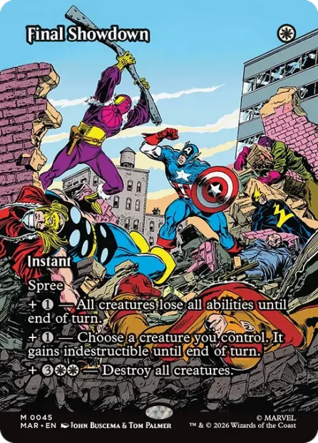 Final Showdown, Marvel Universe — Magic: The Gathering card